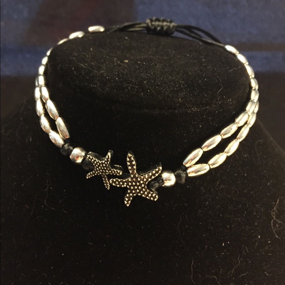 Bulk lot Eight Anklets Silver starfish anklet NWT
